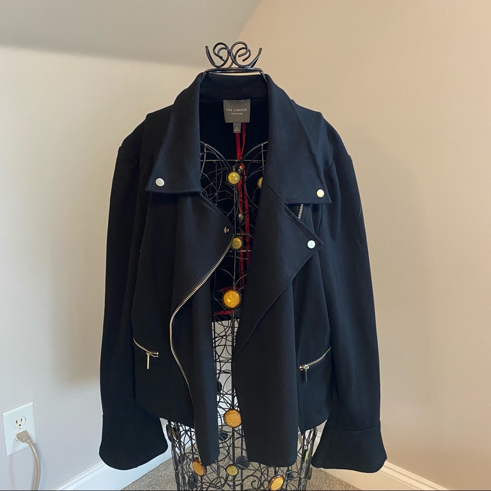 The Limited black lightweight jacket / coat | size large